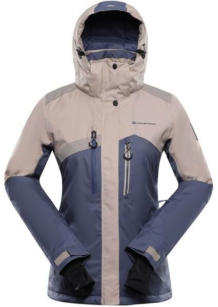 ALPINE PRO DEARA 2 Dámska lyžiarska bunda, hnedá, veľkosť