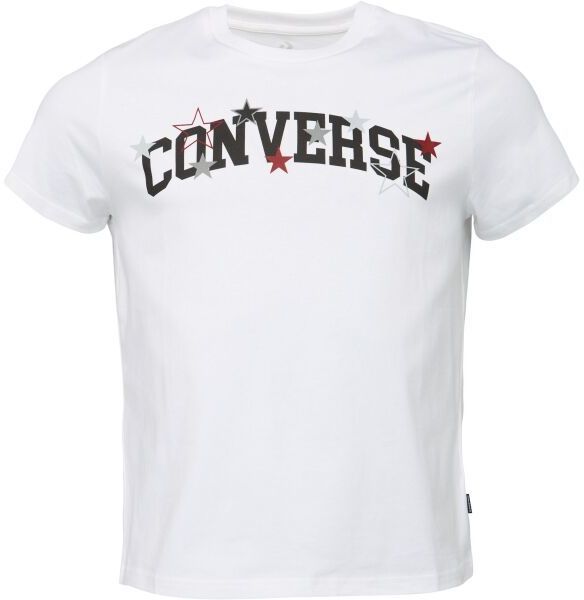 Converse CVRS STAR RETRO TEE Pánske tričko, biela, veľkosť