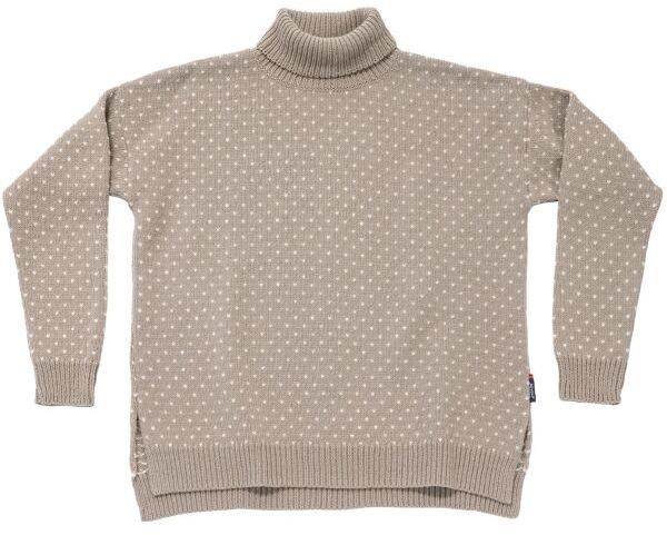 Devold SORISEN WOOL HIGH NECK Dámsky vlnený sveter, ružová, veľkosť