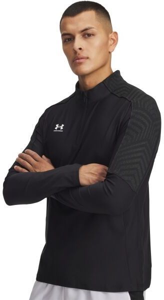 Under Armour CHALLENGER PRO MIDLAYER Pánska futbalová mikina, čierna, veľkosť M