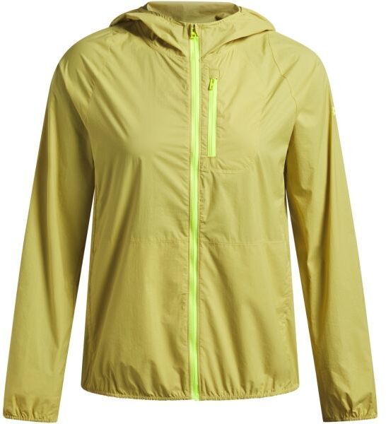 Under Armour LAUNCH LIGHTWEIGHT Dámska bunda, žltá, veľkosť M