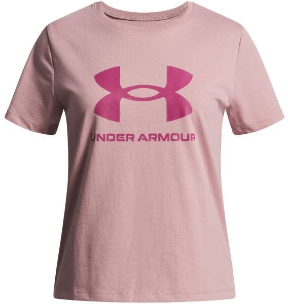 Under Armour BIG LOGO Dievčenské tričko, ružová, veľkosť M