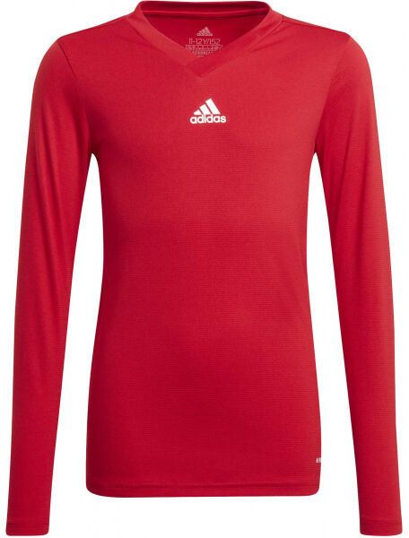 adidas TEAM BASE TEE Y Juniorské futbalové tričko, červená, veľkosť