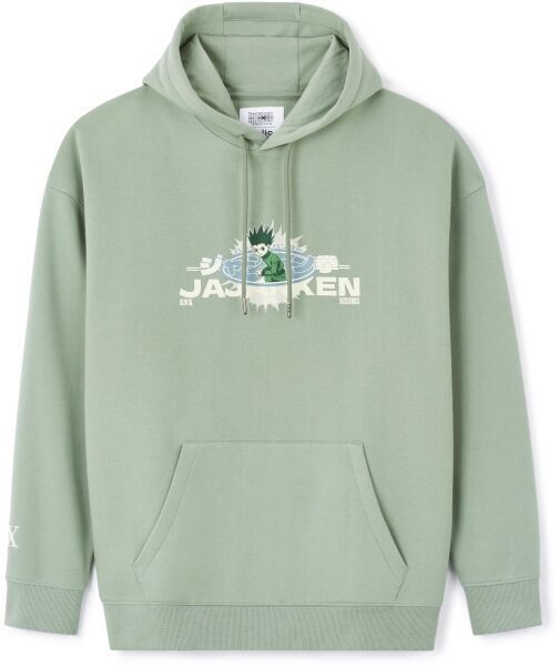 CELIO LLEHXHSW Pánska bavlnená mikina, zelená, veľkosť