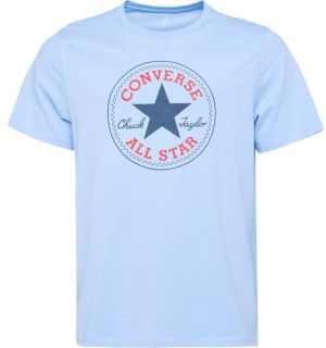 Converse STANDARD FIT CENTER FRONT CHUCK PATCH CORE TEE Unisex tričko, svetlomodrá, veľkosť