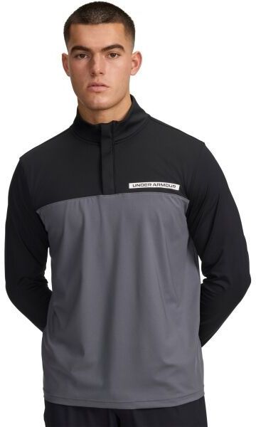 Under Armour T2G 1/4 ZIP Pánska mikina, čierna, veľkosť M