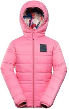 ALPINE PRO DOUWO Detská zimná bunda, ružová, veľkosť 164-170