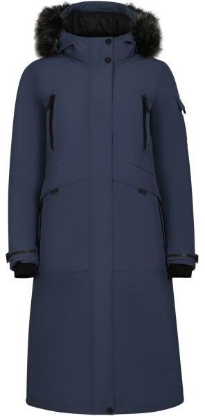 ALPINE PRO WUSSA Dámsky zimný kabát, tmavo sivá, veľkosť