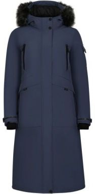 ALPINE PRO WUSSA Dámsky zimný kabát, tmavo sivá, veľkosť