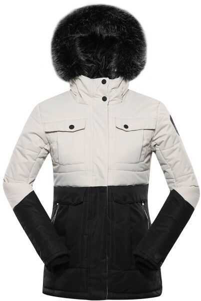 ALPINE PRO EGYPA Dámska zimná bunda, béžová, veľkosť