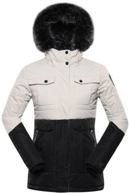 ALPINE PRO EGYPA Dámska zimná bunda, béžová, veľkosť