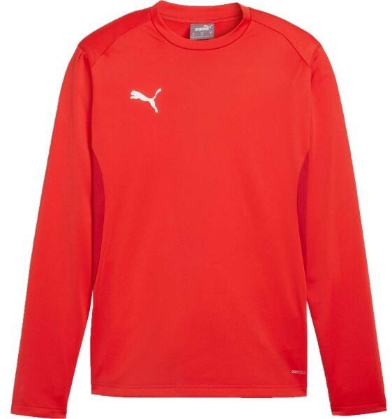 Puma TEAMGOAL TRAINING 1/4 SWEAT Pánska športová mikina, červená, veľkosť