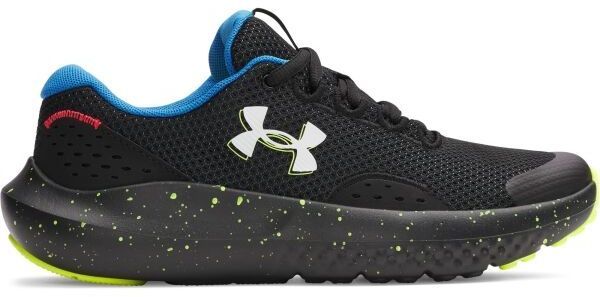 Under Armour BGS SURGE Chlapčenská bežecká obuv, čierna, veľkosť 40