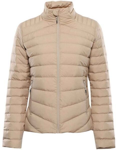 ALPINE PRO RETERA Dámska páperová bunda, béžová, veľkosť