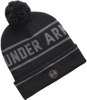Under Armour DRIVE POM BEANIE Pánska čiapka, čierna, veľkosť