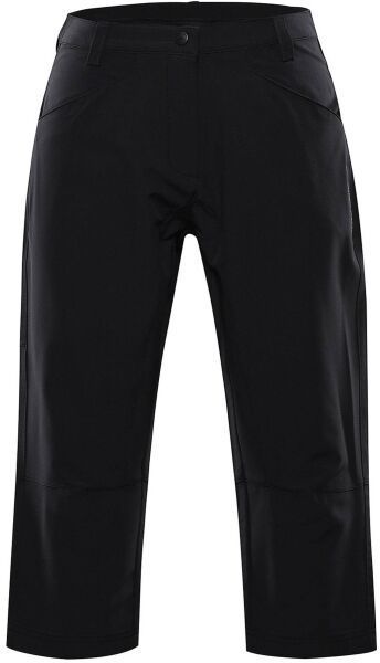 ALPINE PRO WEDERA Dámske softshellové nohavice, čierna, veľkosť