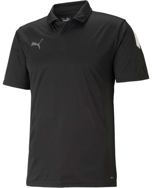 Puma TEAM LIGA SIDELINE POLO Pánske tričko polo, čierna, veľkosť
