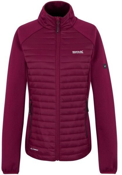 REGATTA OUTDOORS CLUMBER HYBRID W Dámska bunda, vínová, veľkosť