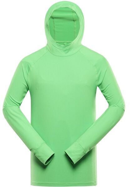 ALPINE PRO IZAR Pánska športová mikina, zelená, veľkosť