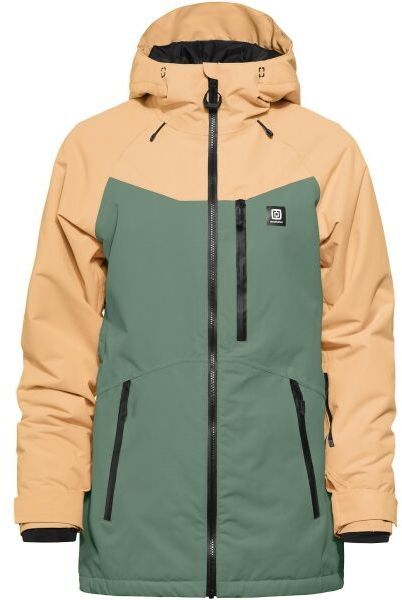 Horsefeathers LARK Dámska lyžiarska/snowboardová bunda, zelená, veľkosť