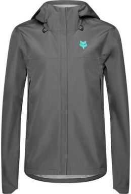Fox RANGER 2.5L WATER JACKET SG Cyklistická bunda, tmavo sivá, veľkosť