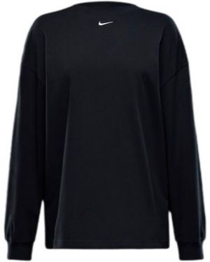 Nike W SPORTSWEAR ESSENTIAL OS LS TEE Dámske tričko, čierna, veľkosť