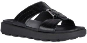 Geox U SPHERICA Pánske šľapky, čierna, veľkosť