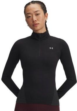 Under Armour VANISH SEAMLESS 1/4 ZIP Dámske tričko s dlhým rukávom, čierna, veľkosť