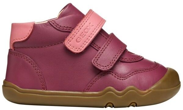 Geox B STEPPIEUP Dievčenská voľnočasová obuv, vínová, veľkosť