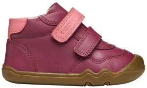 Geox B STEPPIEUP Dievčenská voľnočasová obuv, vínová, veľkosť