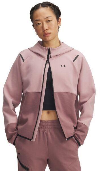 Under Armour UNSTOPPABLE Dámska mikina, ružová, veľkosť S