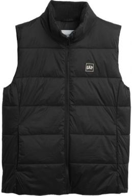 GAP V-FRCH LOGO LW PUFFER Dámska vesta, čierna, veľkosť