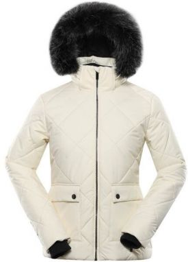 ALPINE PRO LODERA Dámska zimná bunda, béžová, veľkosť
