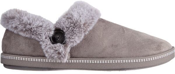 Skechers COZY CAMPFIRE Dámske zateplené papuče, sivá, veľkosť
