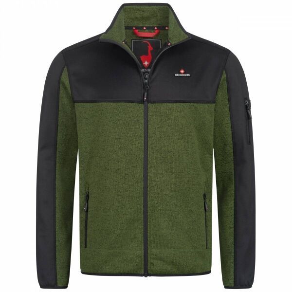 HOHENHORN NAURUN Pánska softshellová bunda, zelená, veľkosť 4XL