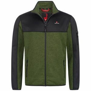 HOHENHORN NAURUN Pánska softshellová bunda, zelená, veľkosť 4XL