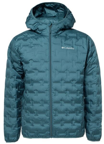 Columbia DELTA RIDGE DOWN HOODED JACKET Pánska zimná bunda, tyrkysová, veľkosť