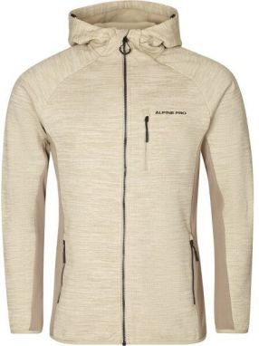 ALPINE PRO IBEC Pánska mikina, béžová, veľkosť
