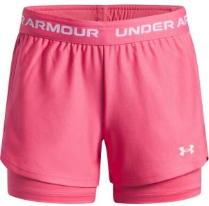 Under Armour TECH PLAY UP 2N1 SHORT Dievčenské šortky, ružová, veľkosť XL