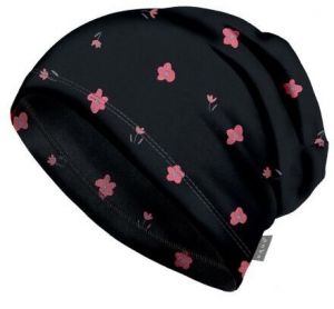 UNUO BASIC Detská flísová čiapka, čierna, veľkosť