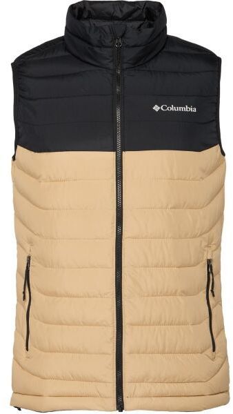 Columbia POWER LITE II VEST Pánska zimná vesta, béžová, veľkosť