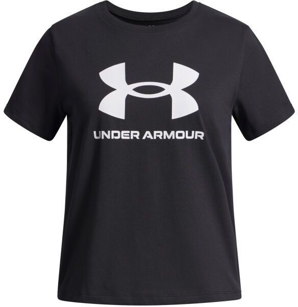 Under Armour BIG LOGO Dievčenské tričko, čierna, veľkosť L