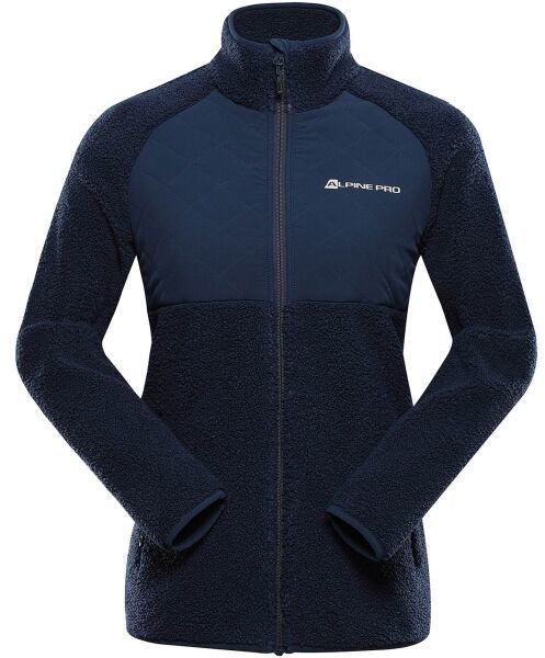 ALPINE PRO FERADA 2 Dámska hrejivá mikina, tmavo modrá, veľkosť