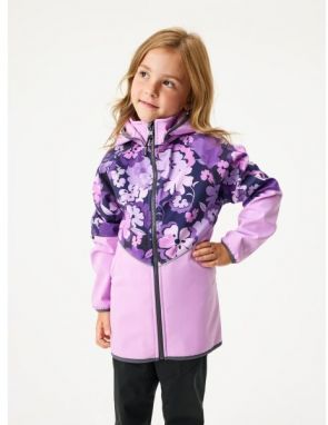 UNUO SLIM Detská softshellová bunda, ružová, veľkosť