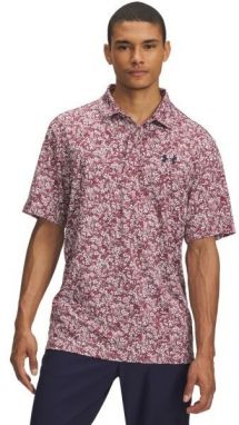 Under Armour PLAYOFF 3.0 Pánske golfové tričko, ružová, veľkosť M