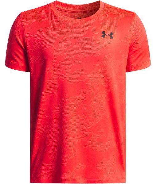 Under Armour TECH VENT JACQUARD TEE Chlapčenské športové tričko, červená, veľkosť XL