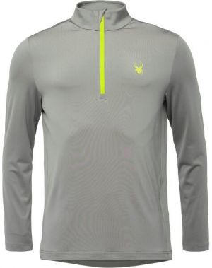 Spyder PROSPECT 1/2 ZIP Pánska mikina, tmavo sivá, veľkosť