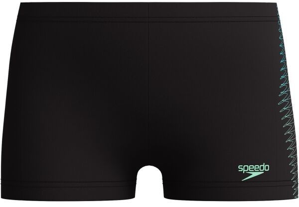 Speedo PLASTISOL PLCEMENT Chlapčenské športové plavky, čierna, veľkosť 15-16Y