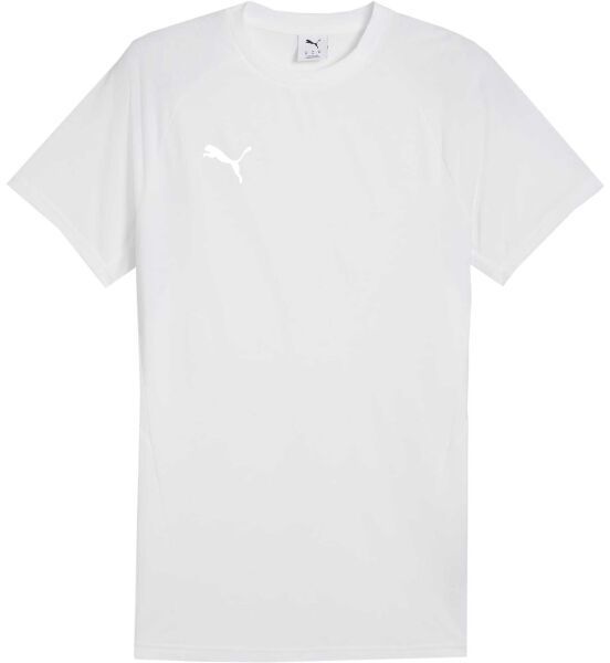Puma TEAMEVOSTRIPE TEE Pánske tričko, biela, veľkosť