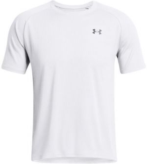 Under Armour TECH TEXTURED Pánske tričko, biela, veľkosť